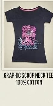 Women's Graphic Scoop Neck T-Shirt