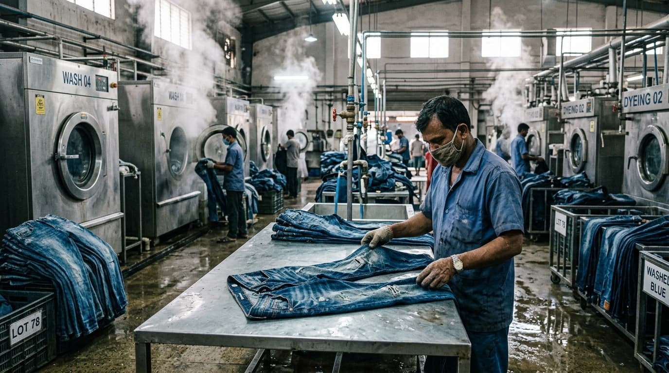 Garment Washing, Dyeing & Denim Wet Processing