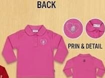 Kids Long-Sleeve Pique Polo Shirt